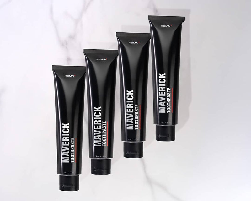 Four tubes of MAVERICK Toothpaste