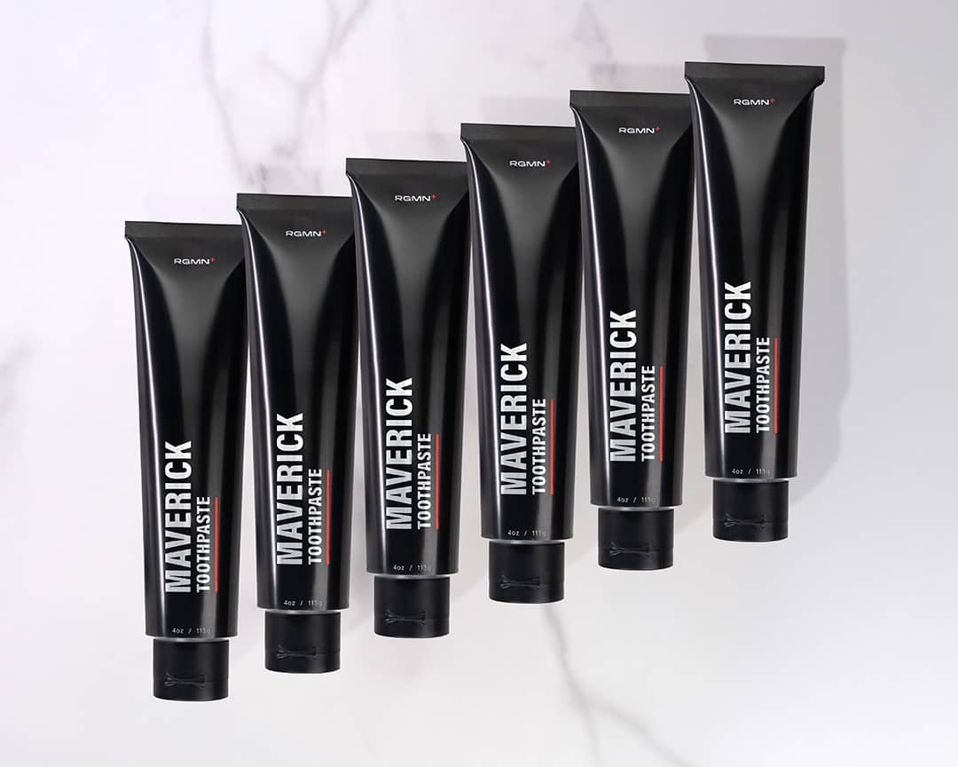 Six tubes of MAVERICK Toothpaste