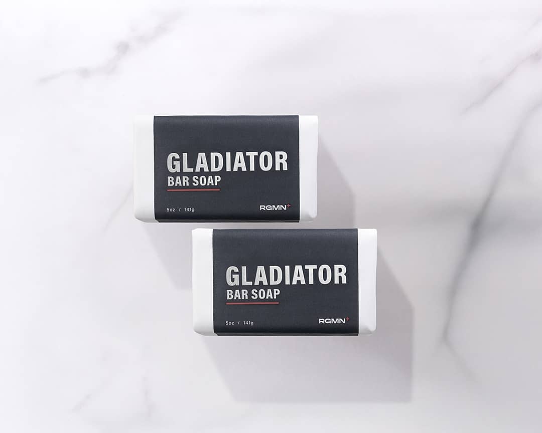 Two bars of GLADIATOR Soap