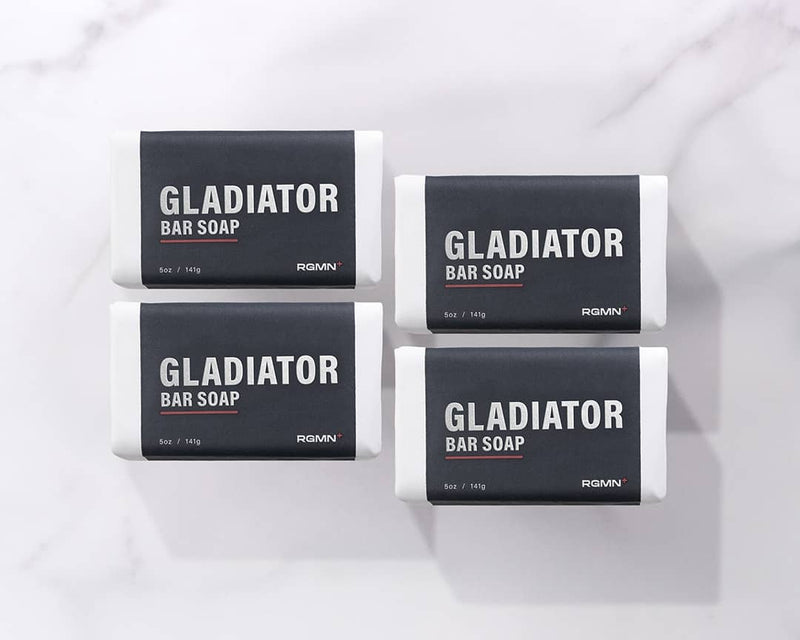 Four bars of GLADIATOR Soap