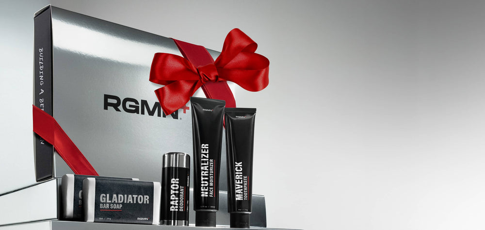 RGMN+ Products on a counter